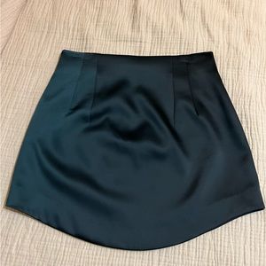 Zara satin mini skirt